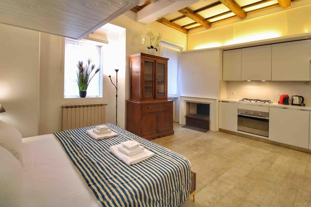 Cozy Studio Flat In Trastevere By Yourhost Róma Kültér fotó
